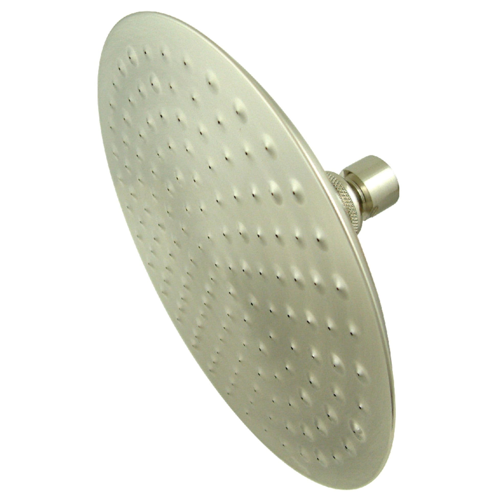 Kingston Brass K136A8 Victorian 7-3/4 Inch Round Raindrop Brass Shower Head in Brushed Nickel