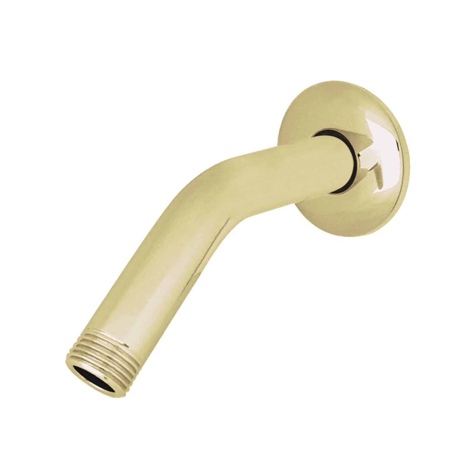 Kingston Brass K155K2 Shower Scape 6" Shower Arm with Flange, Polished Brass