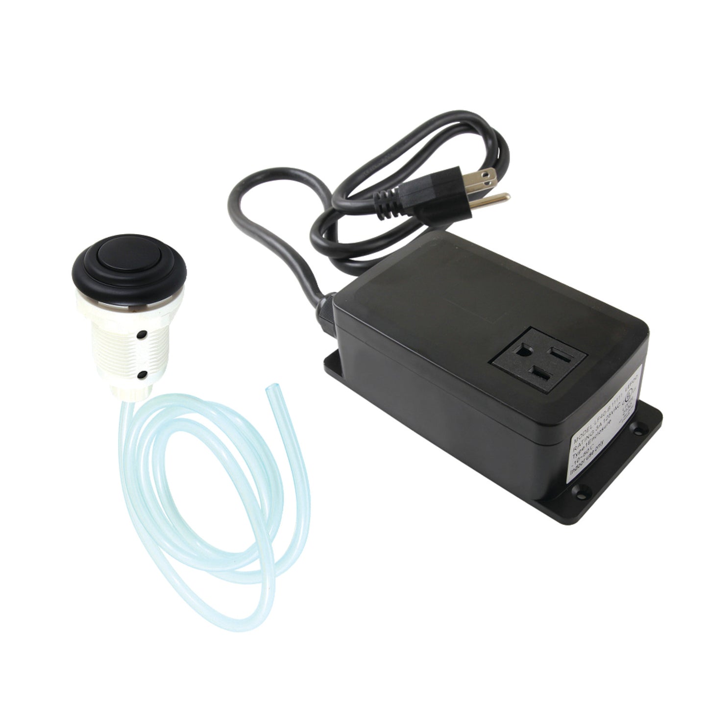 Kingston Brass KATSK310 Gourmetier Single Outlet Garbage Disposal Air Switch Kit, Matte Black