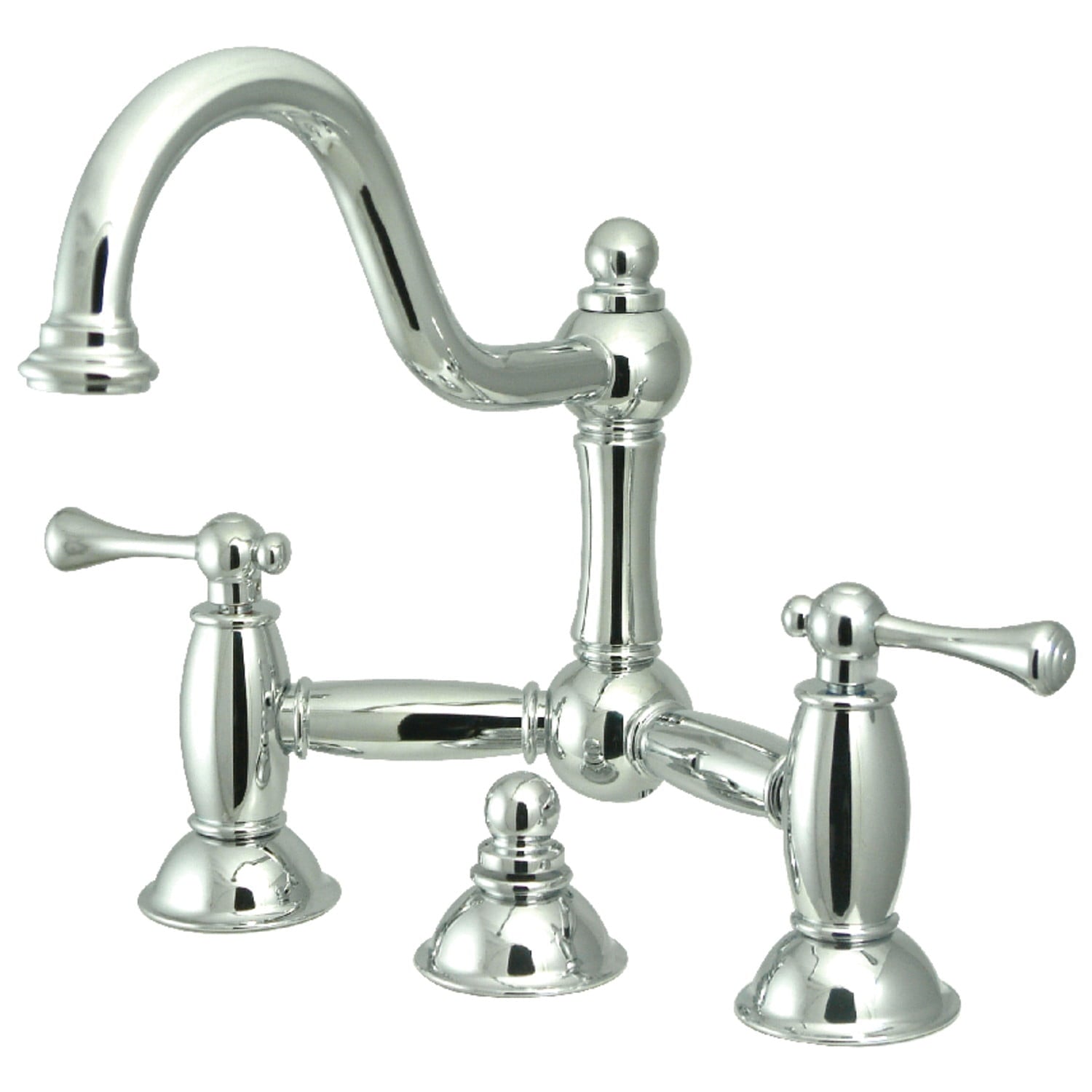 Kingston Brass KB1482PL Victorian One-Handle 1-Hole Deck Mount Bar Faucet in Polished Brass
