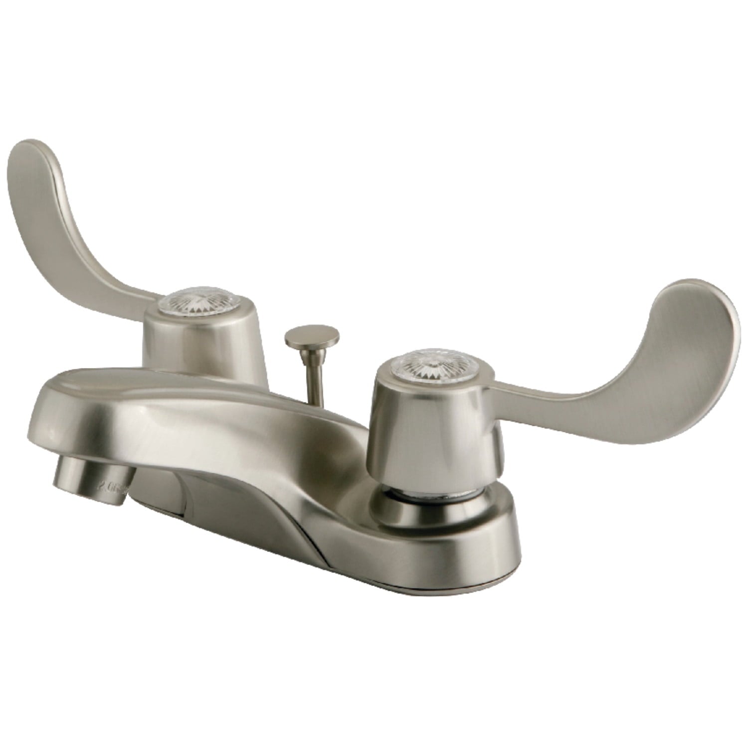 Kingston Brass KB188B 4 in. Centerset Bathroom Faucet, Brushed Nickel