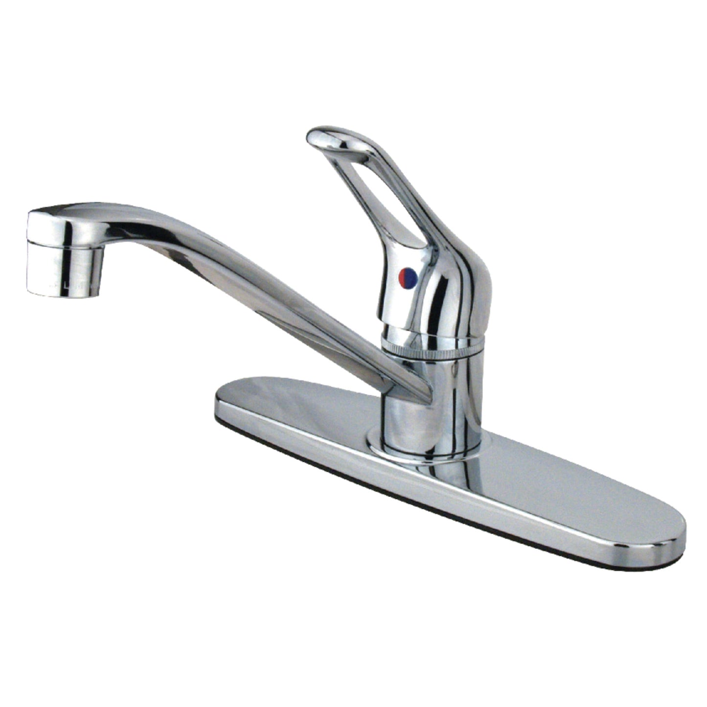 Kingston KB561 Wyndham One-Handle 3-Hole 8" Centerset Kitchen Faucet in Polished Chrome