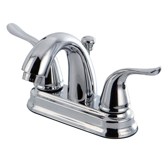 Kingston Brass Yosemite KB5611YL 4-inch Centerset Two Handle Lavatory Faucet, Polished Chrome