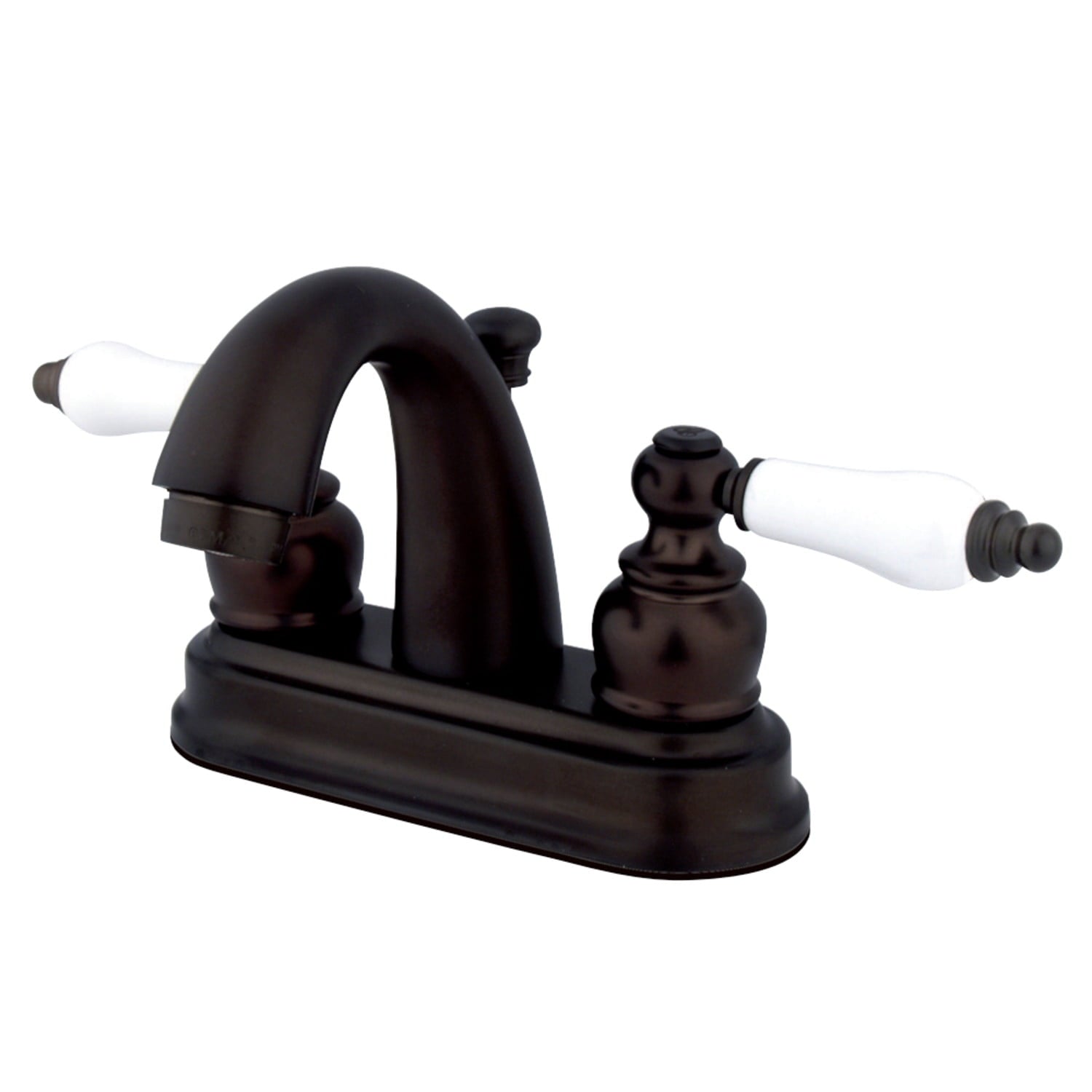 Kingston Brass KB5613PL Restoration 4 in. Centerset Bathroom Faucet, Antique Brass