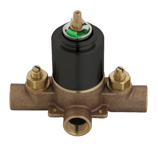 Kingston Brass KB655V Pressure Balanced Tub and Shower Valve, with Stops in Oil Rubbed Bronze