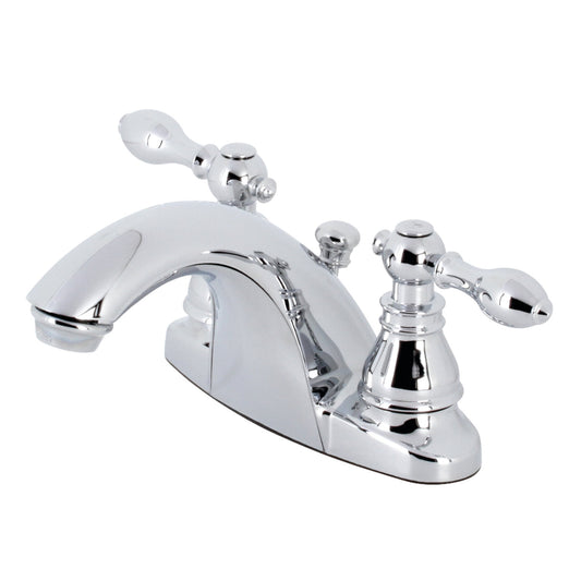 Kingston Brass KB7641ACL American Classic 4" Centerset Bathroom Faucet, Polished Chrome