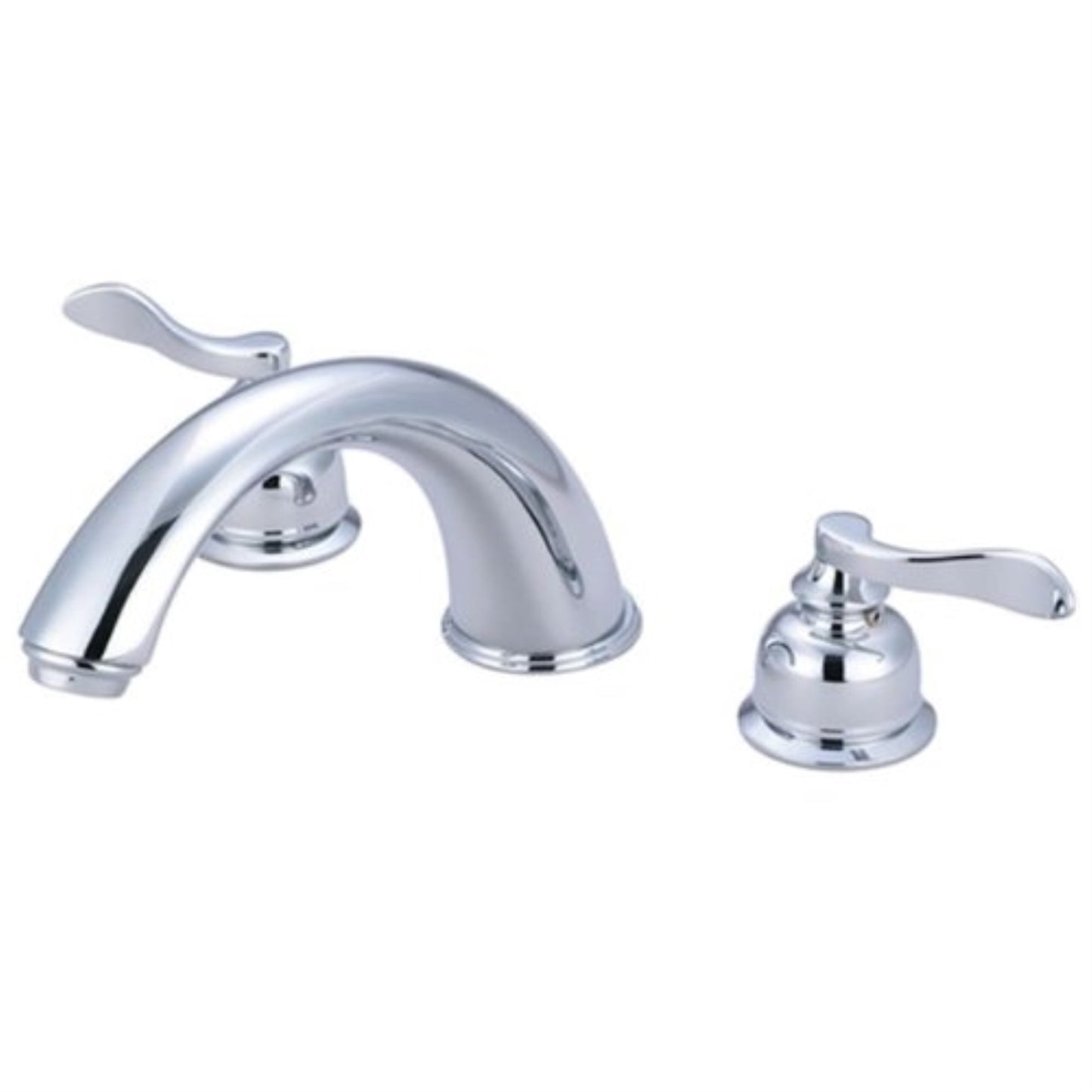 Kingston Brass KB8365NFL NuWave French Grifo de BaÃ±era Romano de Dos Manijas, Bronce Aceitado
