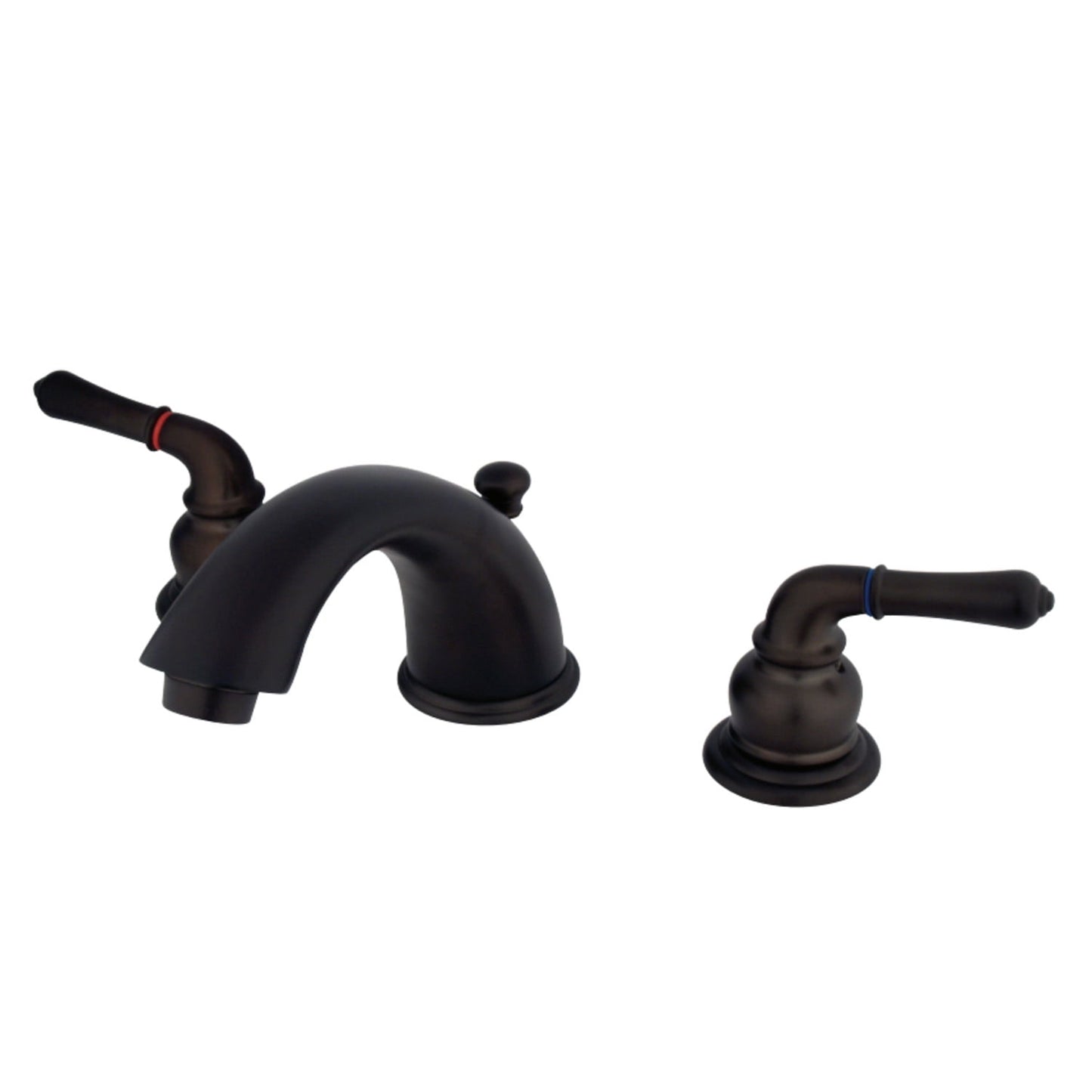 Kingston Brass KB967 Magellan Widespread Bathroom Faucet with Retail Pop-Up, Brushed Nickel/Polished Chrome