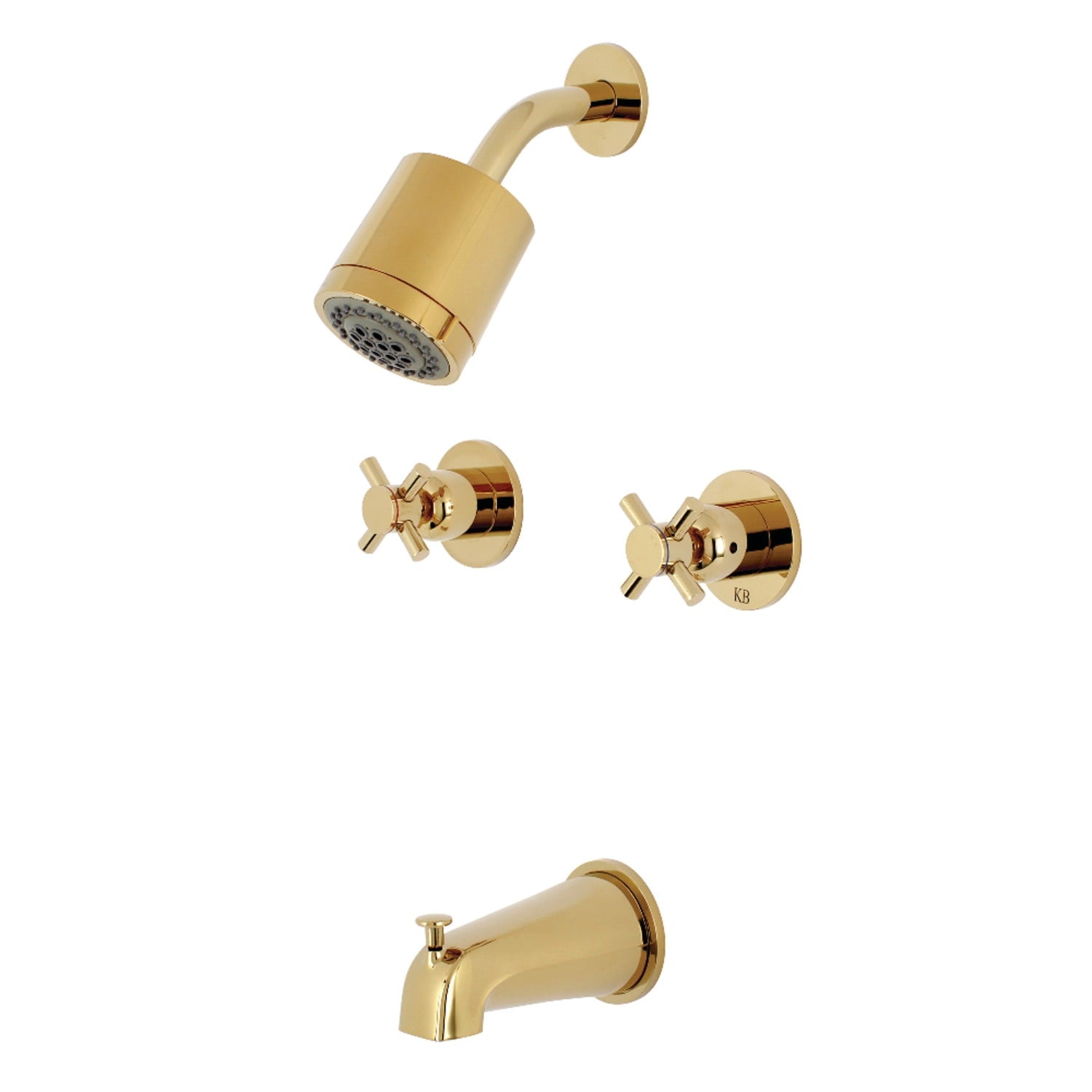 Kingston Brass KBX8145DX Concord Two-Handle Tub and Shower Faucet, Oil Rubbed Bronze