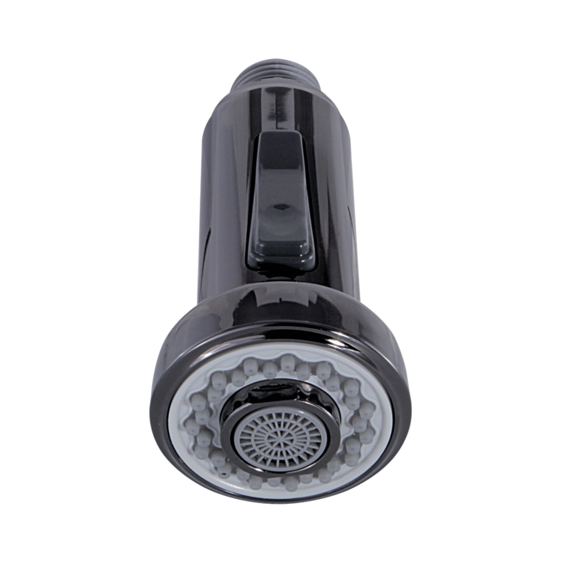 Kingston Brass KDH8410 2-Function Pull-Down Kitchen Faucet Sprayer Head, Black Stainless Steel