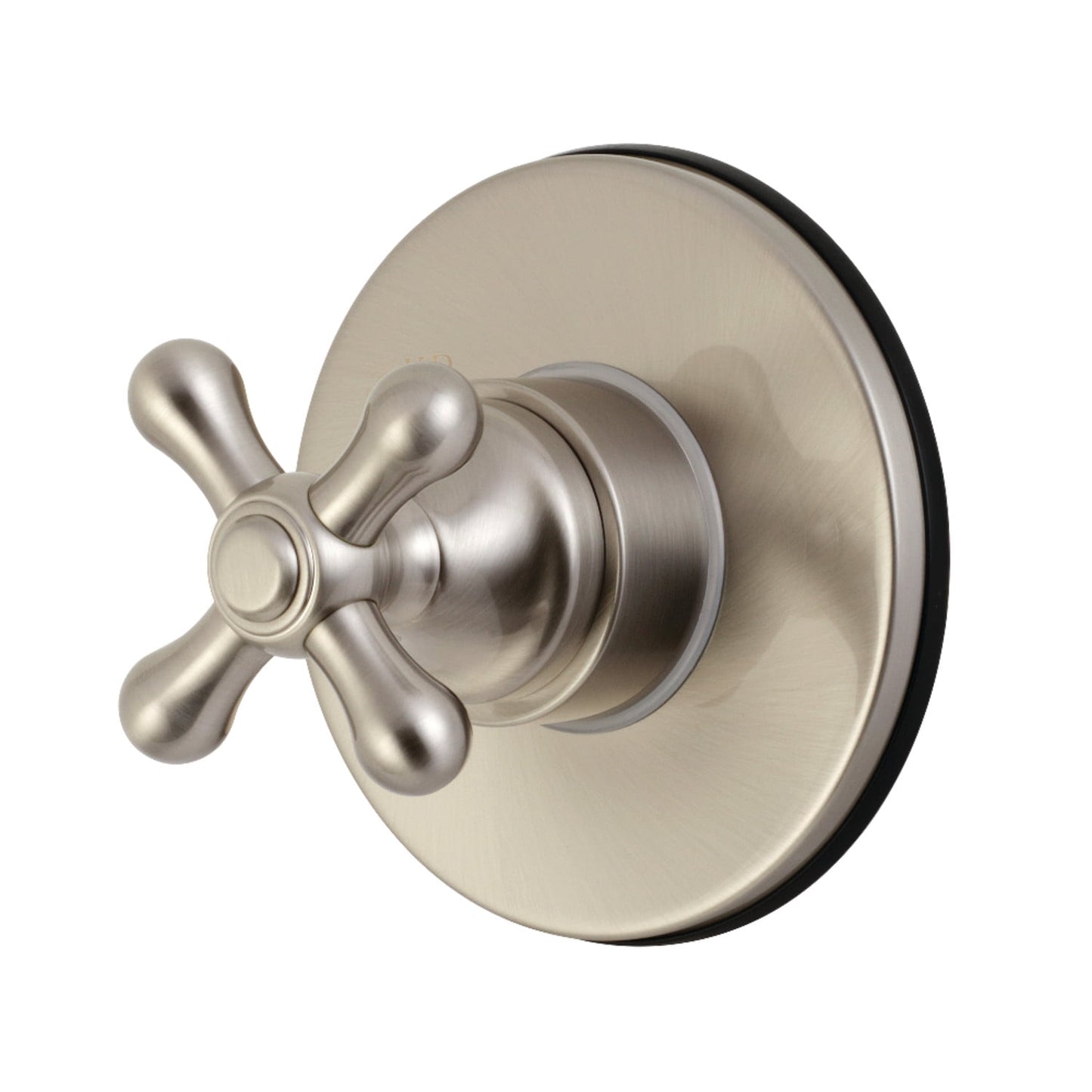 Kingston Brass KS3032AX  Single-Handle Three-Way Diverter Valve with Round Trim Kit, Polished Brass