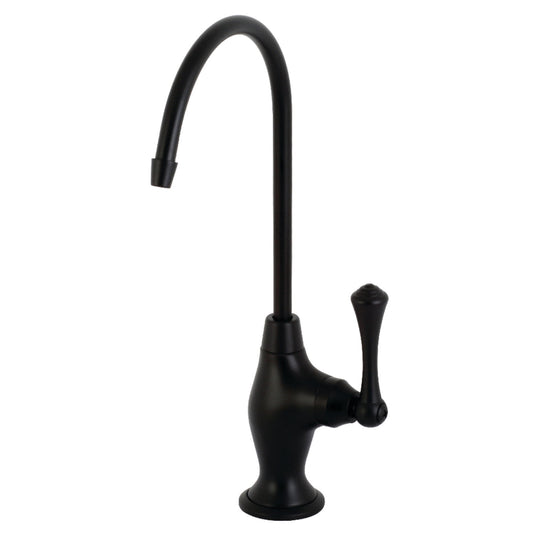 Kingston Brass KS3190BL Vintage Single Handle Water Filtration Faucet, Matte Black