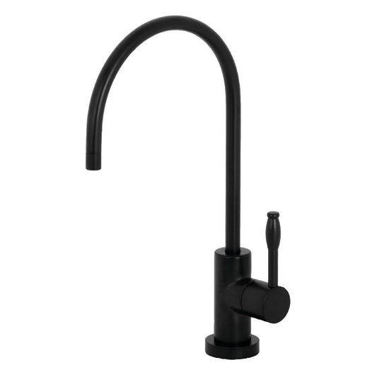 Kingston Brass KS8190NKL Nustudio Single-Handle Cold Water Filtration Faucet, Matte Black