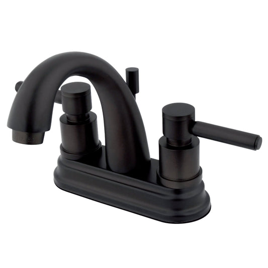 Kingston Brass KS8615DL 4 in. Centerset Bathroom Faucet, Oil Rubbed Bronze