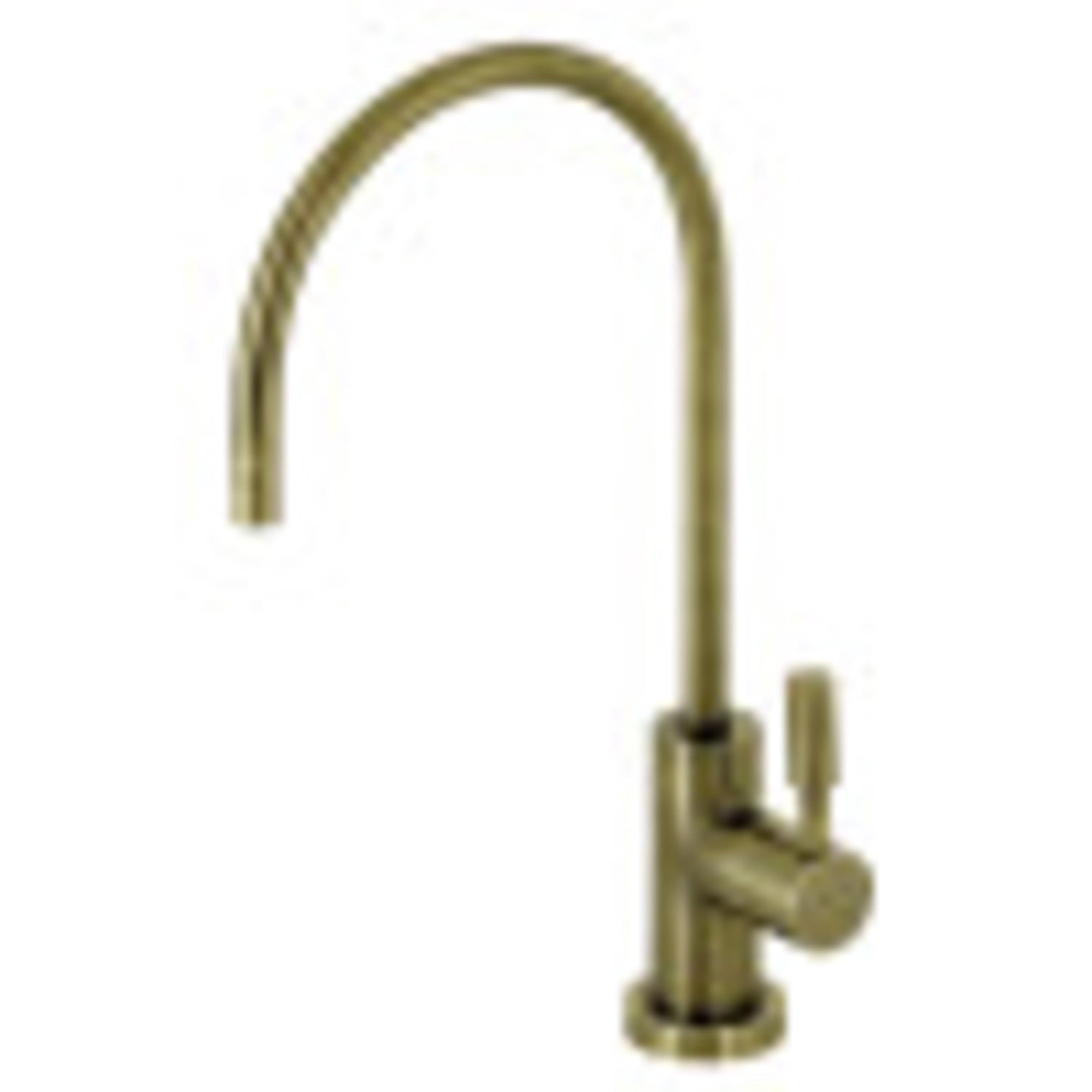 Kingston Brass KSAG8193DL Concord Reverse Osmosis System Filtration Water Air Gap Faucet, Antique Brass