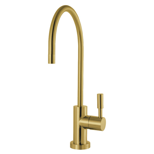 Kingston Brass KSAG8197DL Concord Single-Handle 1-Hole Deck Mount Water Filtration Faucet in Brushed Brass