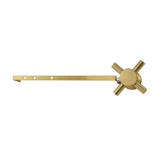 Kingston Brass KTDXD7 Concord Universal Front or Side Mount Toilet Tank Lever in Brushed Brass