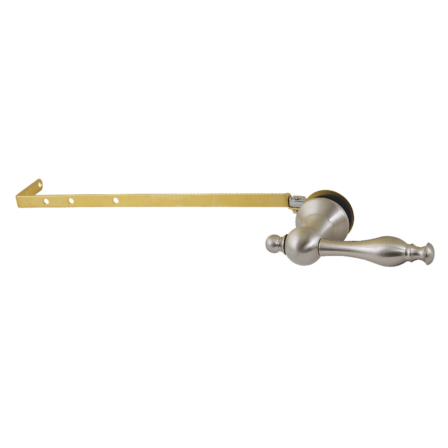 Kingston Brass KTNLD8 Naples Universal Front or Side Mount Toilet Tank Lever in Brushed Nickel