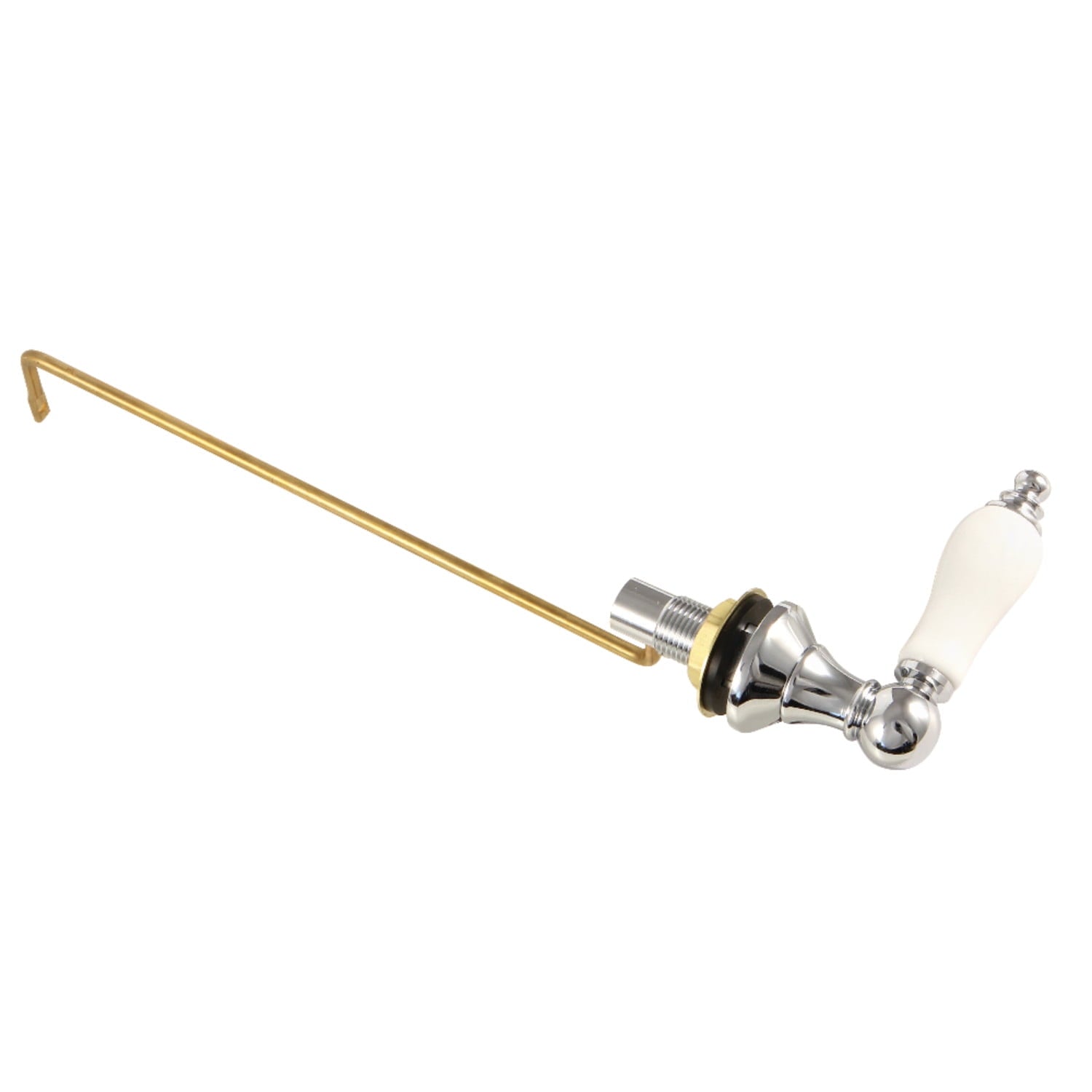 Kingston Brass KTPLS1 Victorian Toilet Tank Lever, Porcelain Handle, Polished Chrome