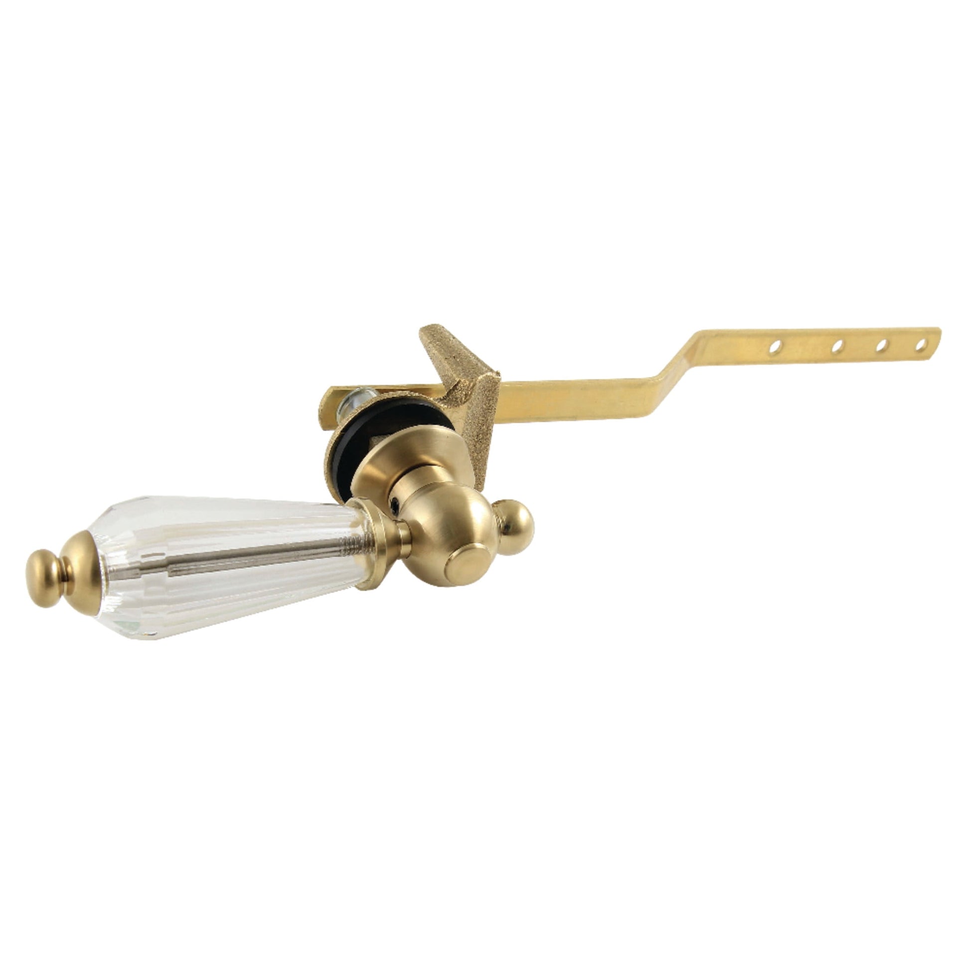Kingston Brass KTWLL7 Wilshire Front Mount Toilet Tank Lever, Left/Right Installation in Brushed Brass