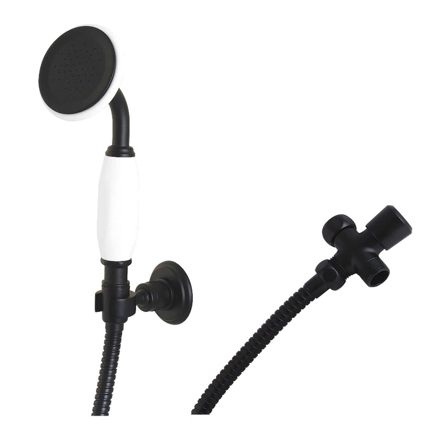 Kingston Brass KX1060SD Victorian Hand Shower Kit, Matte Black