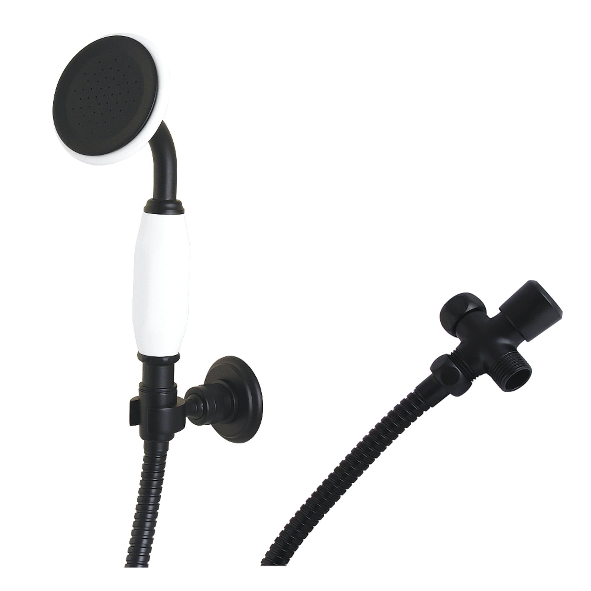 Kingston Brass KX1060SD Victorian Hand Shower Kit, Matte Black