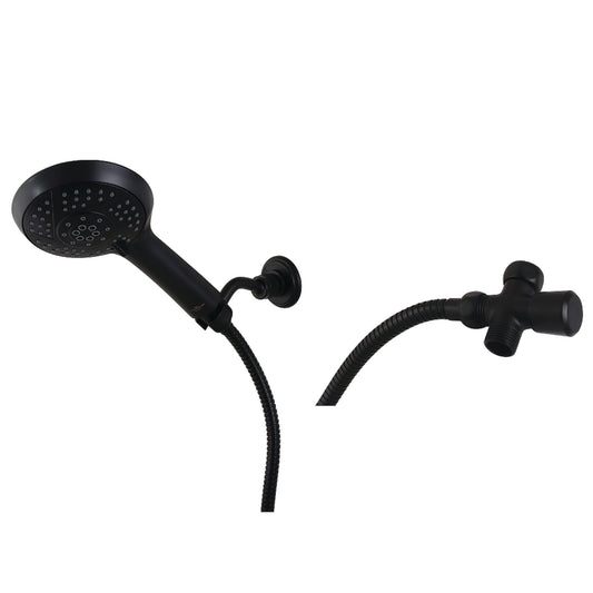 Kingston Brass KX1540BD Vilbosch Multi-Function Hand Shower Kit, Matte Black