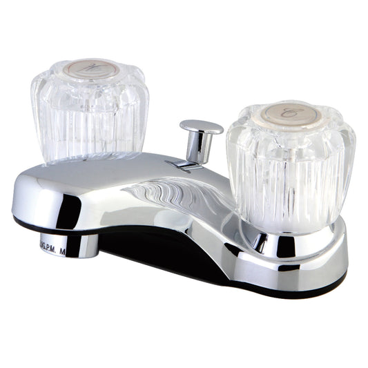 Kingston Brass L0206P 4 in. Centerset Bathroom Faucet, Polished Chrome