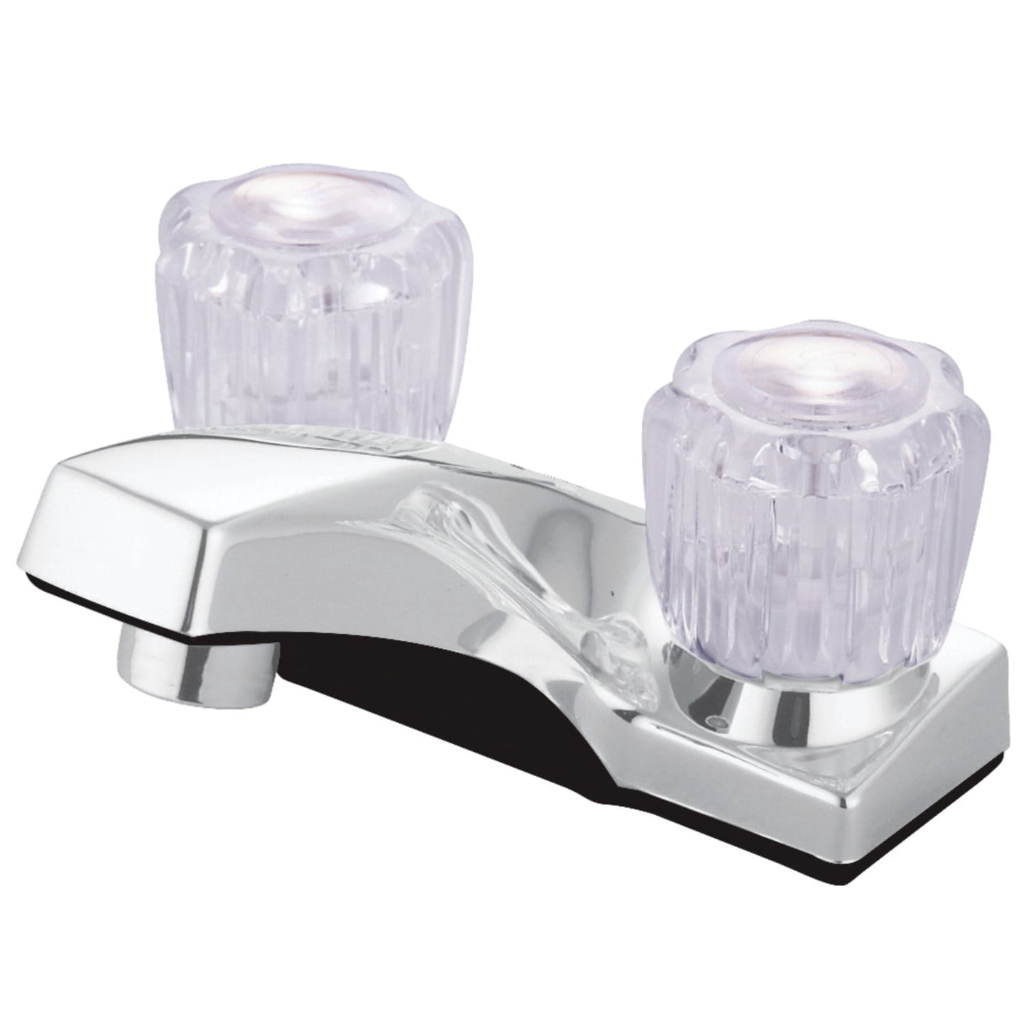 Kingston Brass L0207P 4 in. Centerset Bathroom Faucet, Polished Chrome