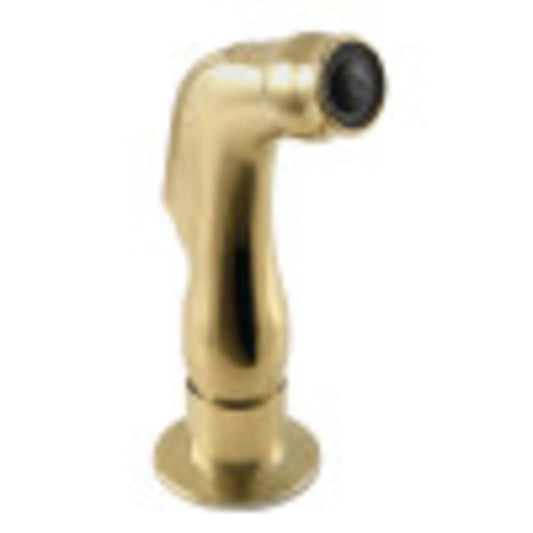 Kingston Brass LSS8713SP Gourmet Scape Plastic Kitchen Side Sprayer, Brushed Brass