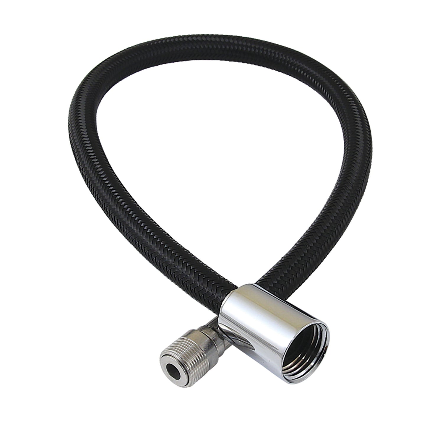 Kingston Brass LSSPRHOSE201 20" Braided Pull Down Kitchen Faucet Spray Hose, Polished Chrome