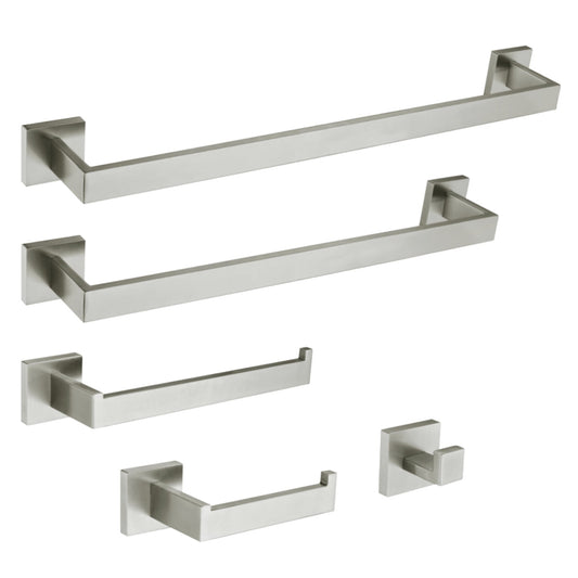 Kingston Brass Markus 5-Piece Bathroom Accessory Set, Brushed Nickel