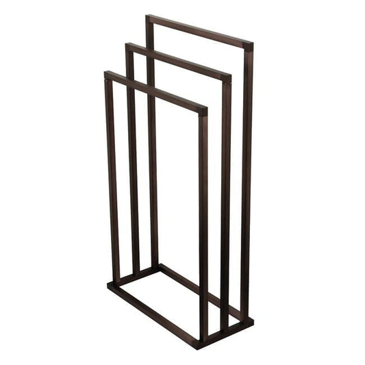 Kingston Brass SCC8335 Modern Edenscape 3-Tier Pedestal Towel Rack - Oil Rubbed Bronze