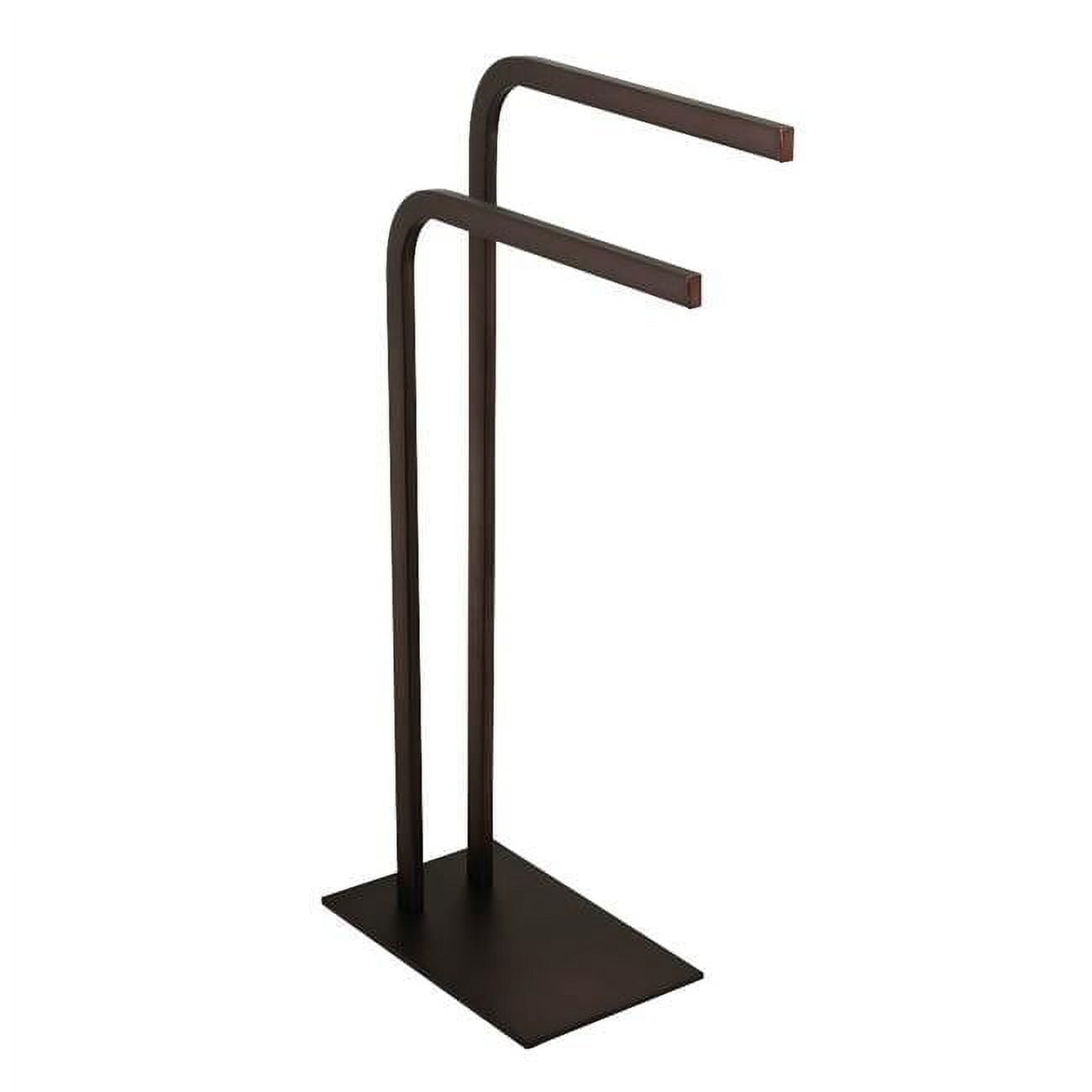 Kingston Brass SCC8005 Modern Edenscape Pedestal Dual Towel Rack - Oil Rubbed Bronze