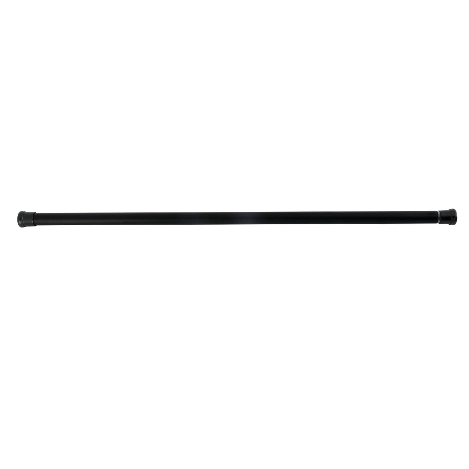 Kingston Brass SR360 Edenscape 36"-60" Stainless Steel Adjustable Tension Shower Curtain Rod, Matte Black