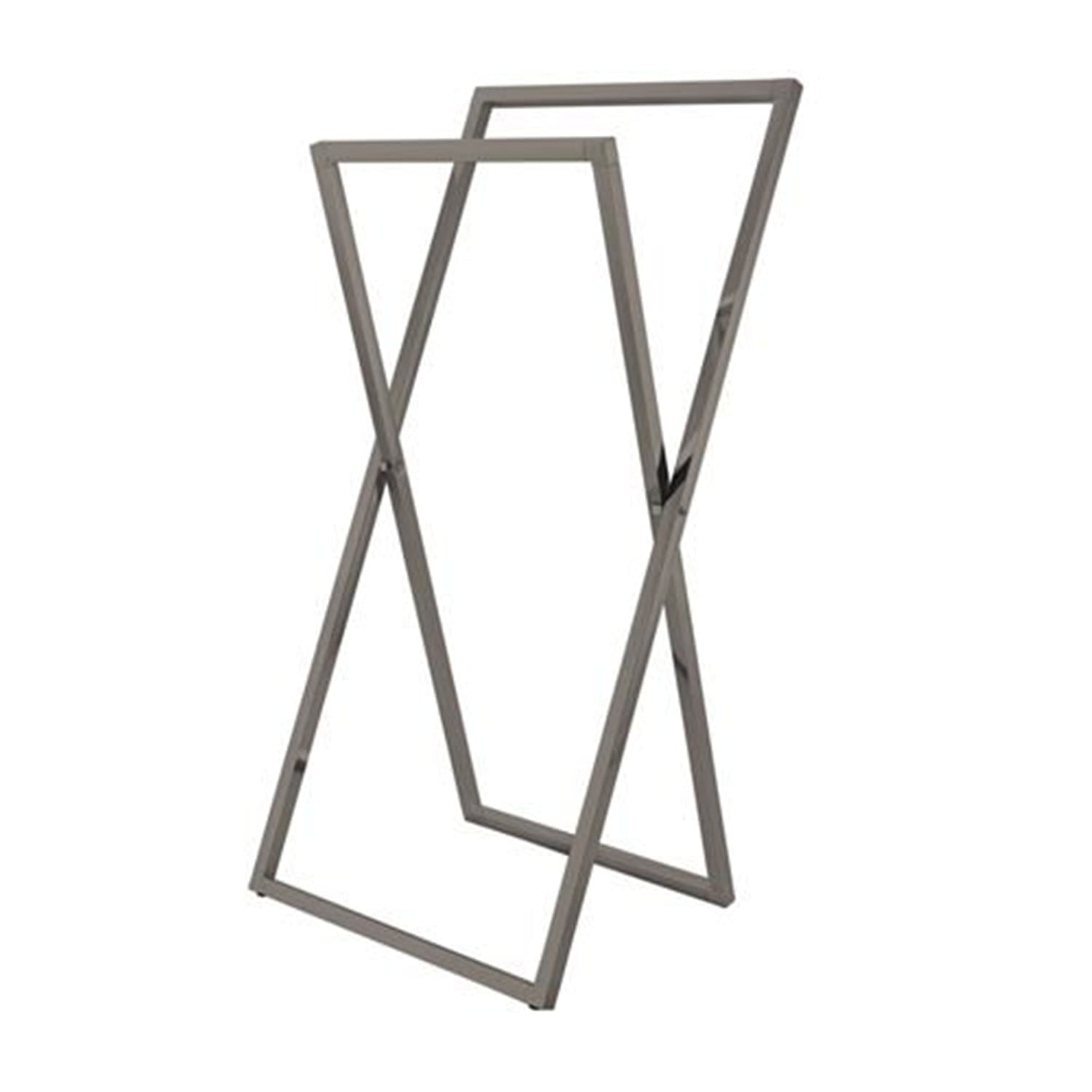 Kingston Brass Edenscape SCC8295 Pedestal X Style Steel Construction Towel Rack, Oil Rubbed Bronze