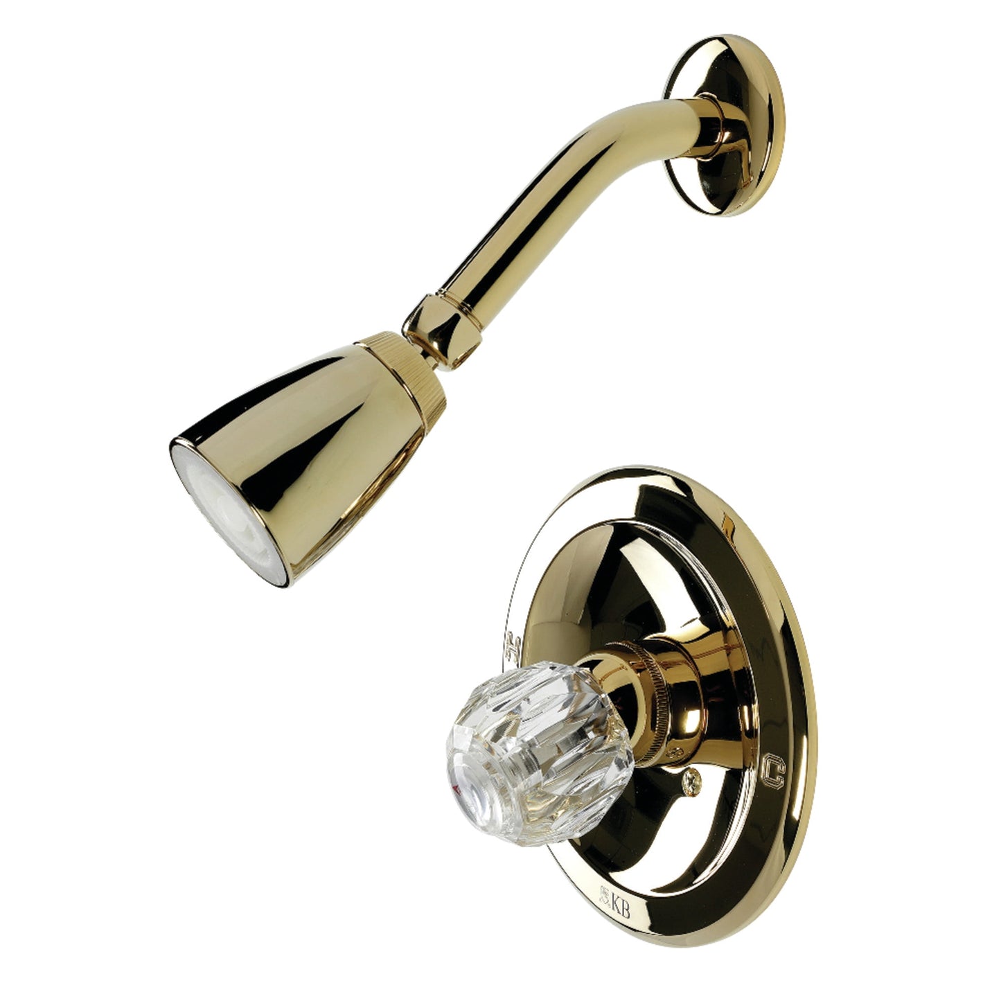 Kingston Brass KB532SO Single-Handle Shower Faucet, Polished Brass