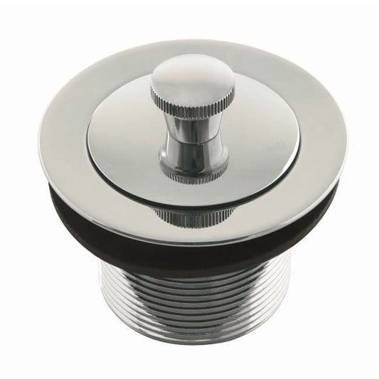 Kingston Brass DLL216 Trimscape Brass Lift & Turn Tub Drain, Polished Nickel