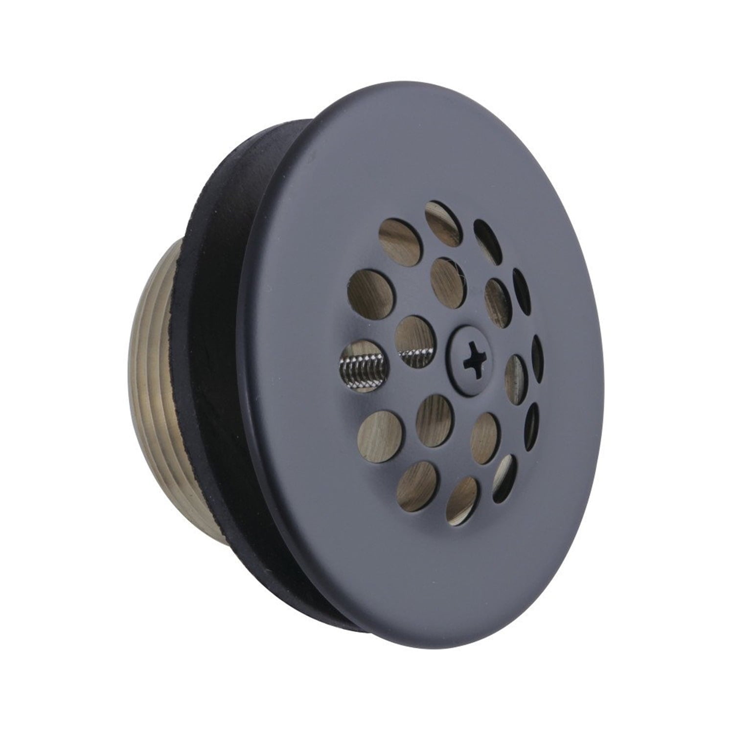 Kingston Brass DTL200MB Tub Drain Strainer and Grid, Matte Black