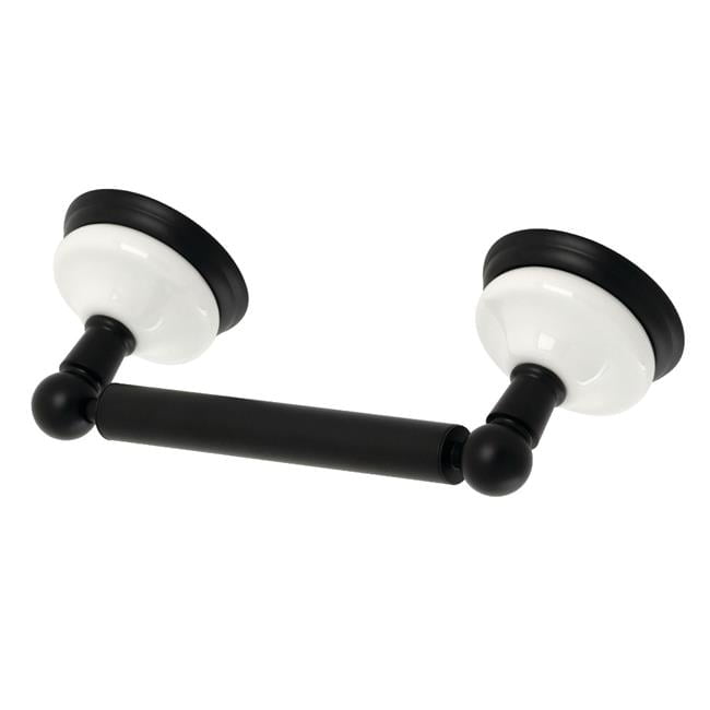 Kingston Brass Victorian Toilet Paper Holder With Matte Black Finish BA1118MB