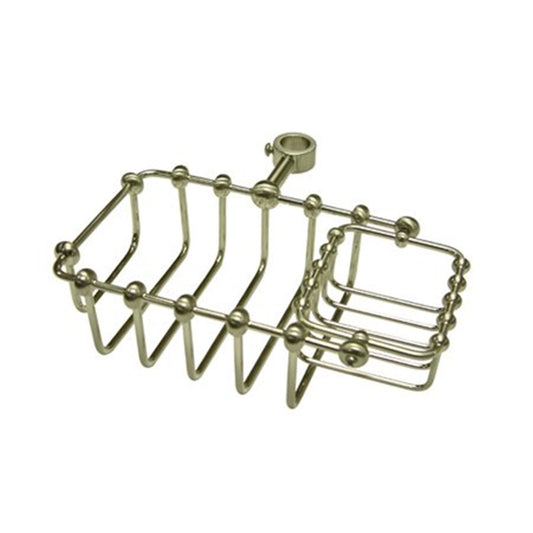 Kingston Brass Vintage Shower Riser Mounted Soap Basket - Polished Chrome