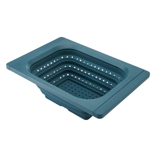 KitchenAid Collapsible Over the Sink Colander and Strainer for Kitchen, Agave