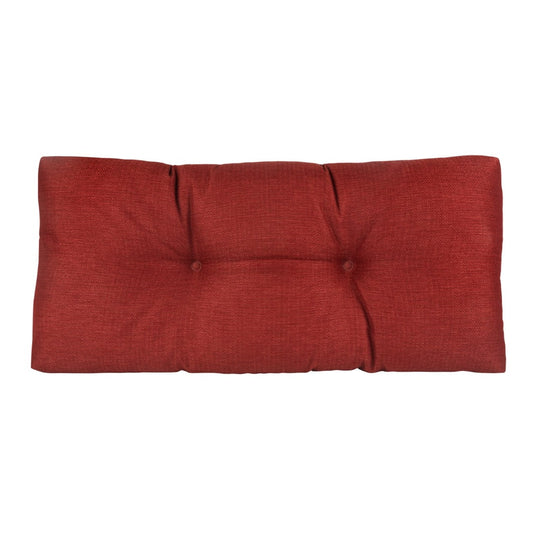 Klear Vu The Gripper Non-Slip Tufted Omega Universal Bench Cushion, 30" x 14 x 3" Flame