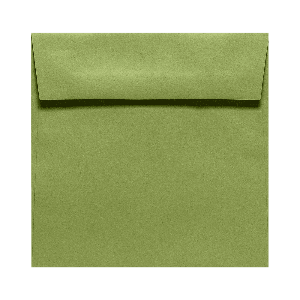 LUXPaper 5.5 x 5.5 Square Envelopes, Avocado Green, 250/Pack