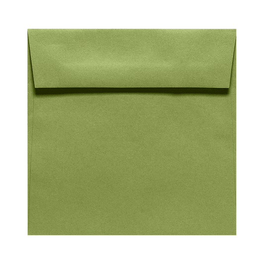 LUXPaper 5.5 x 5.5 Square Envelopes, Avocado Green, 250/Pack