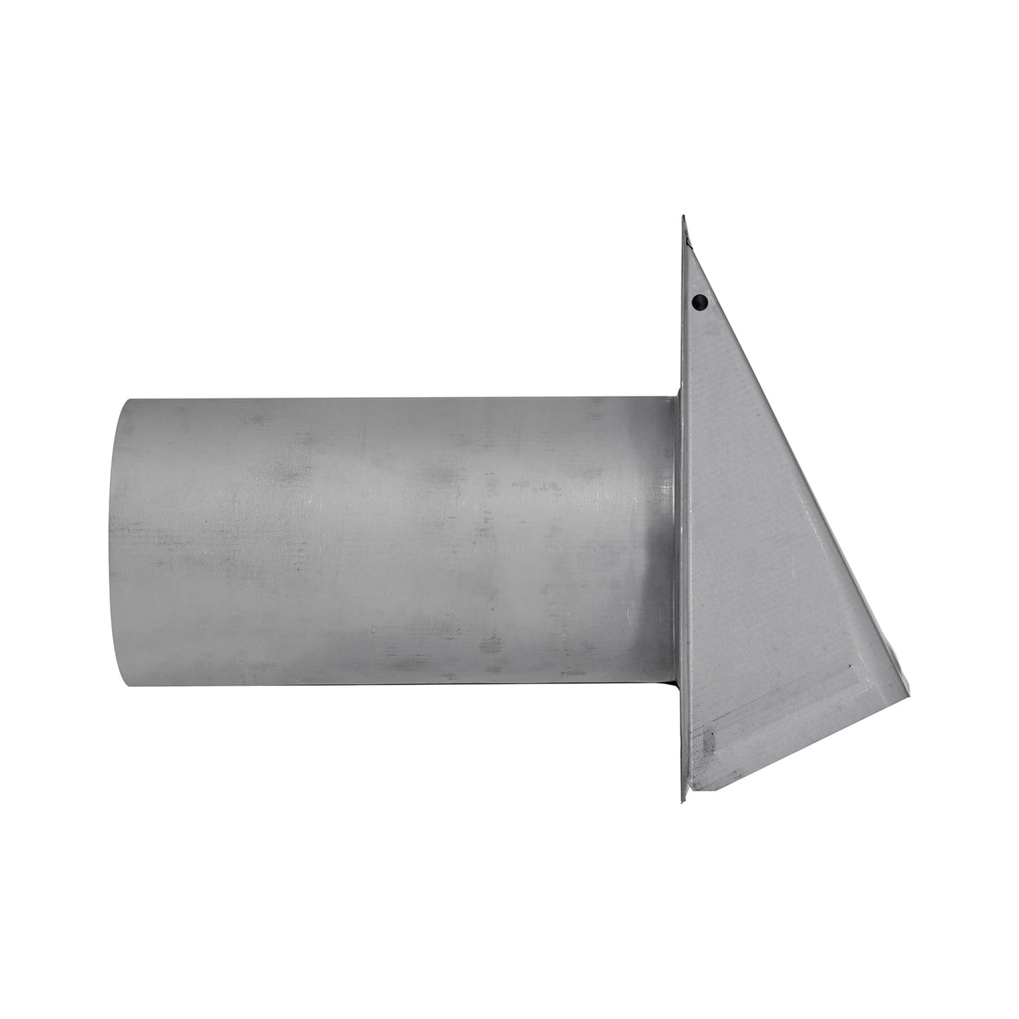 Lambro 6-In., 26-Gauge Paint-Grade Galvanized Wall Exhaust Hood Vent with Damper, Wire Mesh Screen, and 11-In. Pipe, EC-3460GMS-11-PG