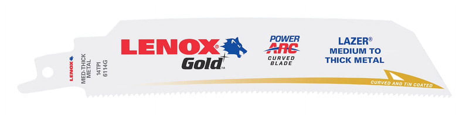 Lenox Reciprocating Saw Blade,14Tpi,Pk5 614G