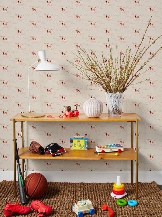 Lets Roll Long Rope Removable Vinyl Wallpaper By Fisher-Price - Adobe