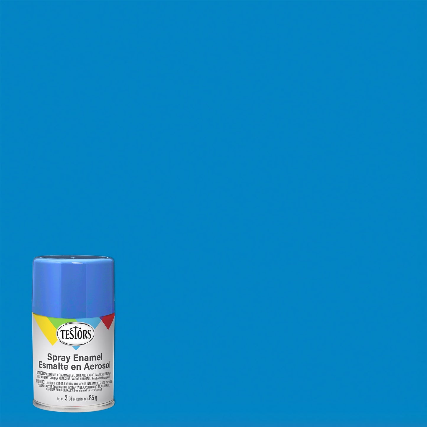3 Pack, Light Blue, Rust-Oleum Testors Gloss Enamel Spray Paint- 1208T, 3 oz.