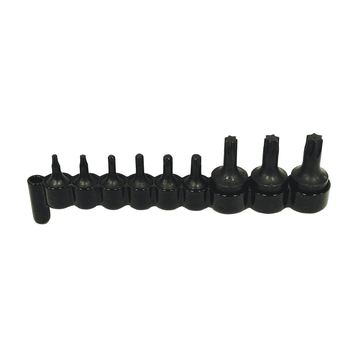 Lisle 26550 9 Piece 1/4" & 3/8" Drives Torx Socket Set